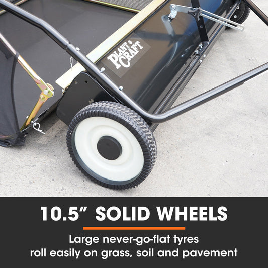 🌾 NNEMB Lawn Sweeper 48" Wide – Fű- és Lombseprő utánfutó fűnyíró traktorhoz