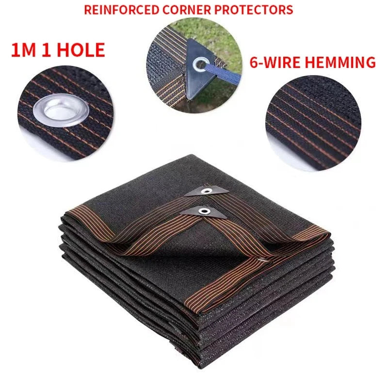 Fekete, UV-szűrős HDPE árnyékolóháló