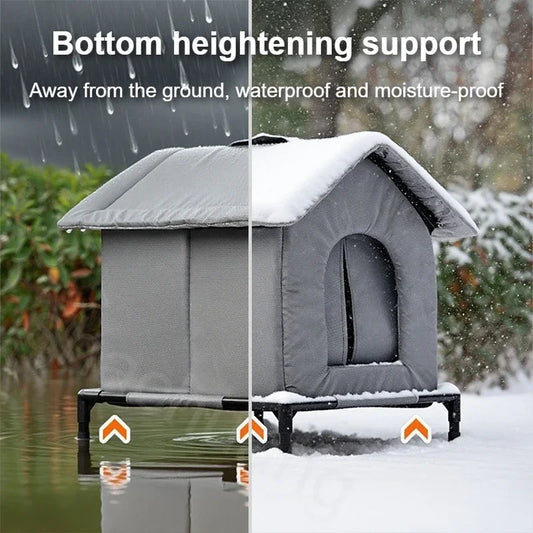 🐾 Álom Ház – Kényelmes fekhely kutyáknak és macskáknak kültéri használatra