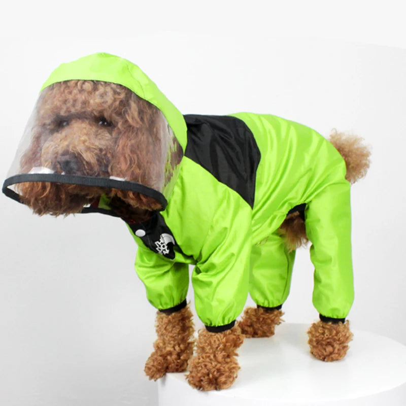 🐾 Fashion Pet Raincoat – Divatos és vízálló kutya esőkabát