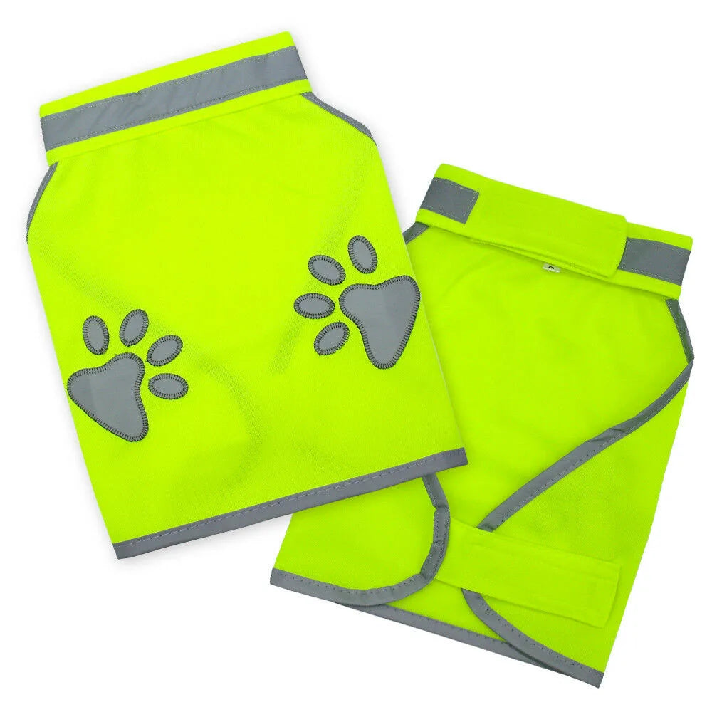 🐾 Reflective Dog Safety Vest – Fényvisszaverő, biztonságos kutyamellény
