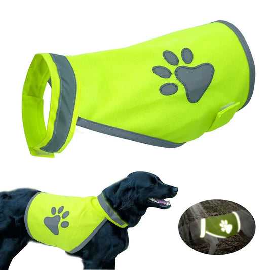 🐾 Reflective Dog Safety Vest – Fényvisszaverő, biztonságos kutyamellény