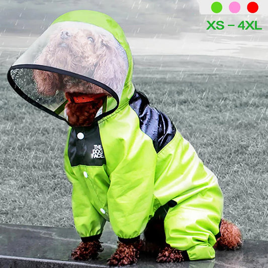 🐾 Fashion Pet Raincoat – Divatos és vízálló kutya esőkabát