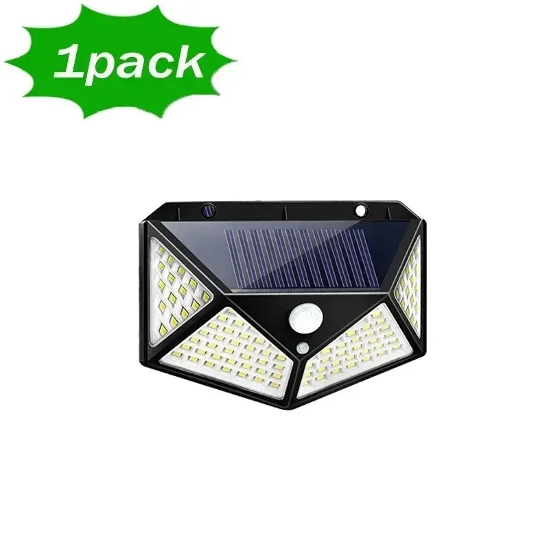 SolarGuard™ 100 LED-es Napelemes Mozgásérzékelős Lámpa