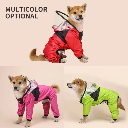 🐾 Fashion Pet Raincoat – Divatos és vízálló kutya esőkabát
